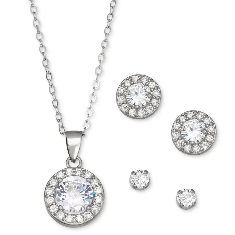 NEW Giani Bernini 3Pc Pendant Necklace W/FREE GIFT - Picture 2 of 6